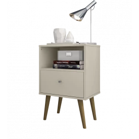 Modulo Mesa Cabeceira 450 2014 Bechara Off White 2075264 Quarto