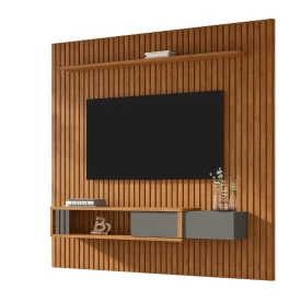 Painel Ripado 1.8 Nassau Nature Titanium Bechara