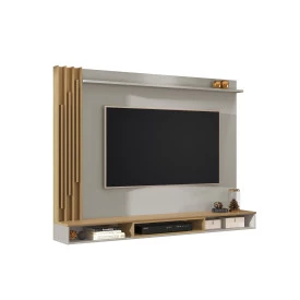 Painel Aston Fendi Freijó Nobre Sala EDN Moveis