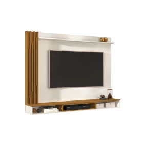 Painel Aston Off White Cedro Sala EDN Moveis