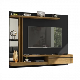Painel Denver Preto Fosco Cinamomo TV 55 2075661 Bechara 