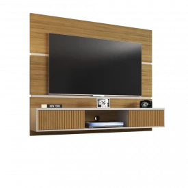 Painel Âmbar Cinamomo Off W Ripado TV 65 2075546 Bechara 