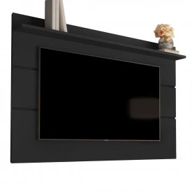 Painel 1,80m TV ate 72 Pol Vivare New Black 31405 Giga Moveis