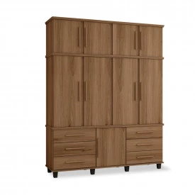 Guarda Roupa Triplex Prisma 4Ptas Freijó 06300FJ Fabrimóveis