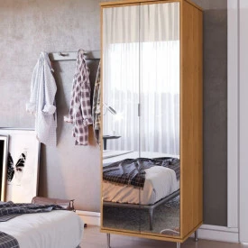 Sapateira Prada Imcal 88181 2 Portas Nature Com Espelho 