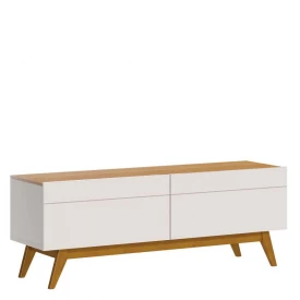Rack Classic 2 Gavetas 1.4 Imcal 12233 Off White Nature Sala