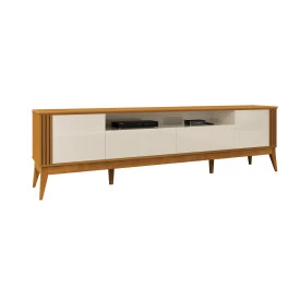 Rack Morgan TV até 75 Pol Cedro Off White EDN Móveis 