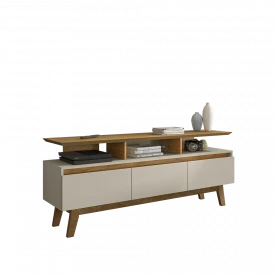 Rack Rubi 1.6 Bechara Cinamomo Off White Sala Estar FORA DE LINHA
