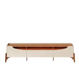 Rack Para TV Studio 2.2 C/2 Portas MDF 12280 Off White Nature Imcal