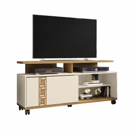 Rack Topázio Bechara Cinamomo Off White 2075453 Sala 