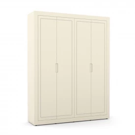 Roupeiro 04 Ptas Tutto New Matic Off White 70793 Quarto Bebe